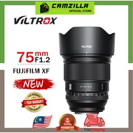 Viltrox 75mm F1.2 XF Auto Focus Lens for Fujiflim Fuji X mount Mirrorless Camera