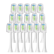 WuYan Compatible Philips Electric Toothbrush Replacement Brush Compatible Diamond Clean 16 Pieces 【SHIPPED FROM JAPAN】