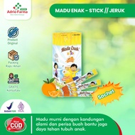 DELICIOUS HONEY - ORANGE Flavor STICK - Sachet @ 15g - Fruit Flavored Sachet Honey for Children