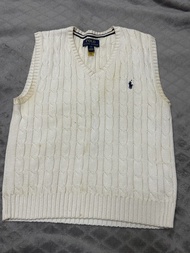 二手Polo Ralph Lauren 針織背心（尺寸 S/8）