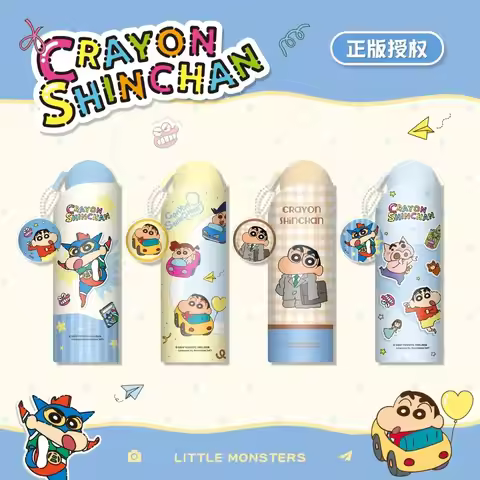Umbrella Crayon Shin Chan Five Fold Sun Rain UV Protection Compact Travel Portable For Women Cute An