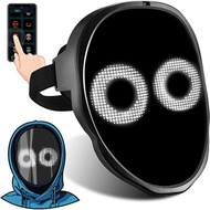 ♬ Boywithuke Led Same Genuine Goods Bluetooth Mask Gesture Sensor Children's Halloween Party Face