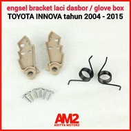 TOYOTA DRAWER HINGE DRAWER BRECKET/ KIJANG INNOVA 2004 - 2015 TOP DRAWER HINGE BRACKET INNOVA OLD GR