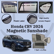 Happy Honda CRV 2024-2025 Epic Magnetic Sunshade [6pcs]