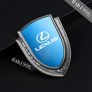 For Lexus 3D Metal Decorative Sticker IS250 CT200H ES250 GS250 IS250 LX570 LX450d NX200T RC200T RX300 RX330 RX350