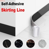 SFBSF Skirting Line, Marble Grain Windowsill Floor Tile Sticker, Home Decor Waterproof Self Adhesive PVC Waist Line
