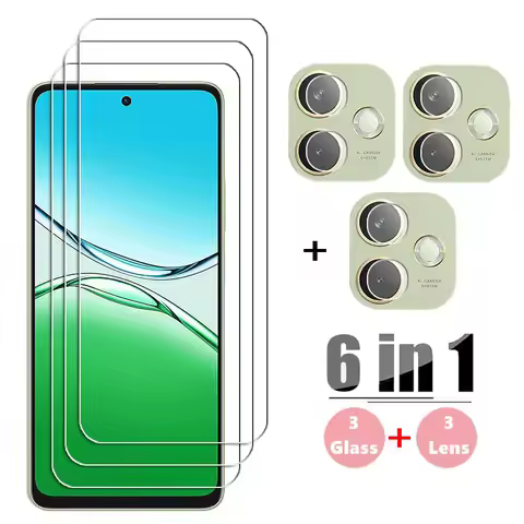 6in1 Full Gule Glass For OPPO A5 Pro Screen Protector OPPO A5 Pro Tempered Glass Protective Phone Ca