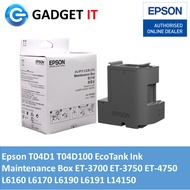 [ORIGINAL] Epson T04D1 T04D100 EcoTank Ink Maintenance Box ET-3700 ET-3750 ET-4750 L6160 L6170 L6190