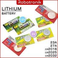 Battery CR2032 CR2025 CR2016 23A 27A Button Coin Bateri 3V 12V CMOS BIOS Lithium Computer Remote