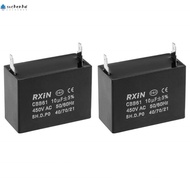 SUCHENHD Ceiling Fan Capacitor, CBB61 10uF 450V AC Single Insert, High-quality Polypropylene Film Ca