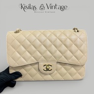 Chanel Caviar Jumbo奶茶色