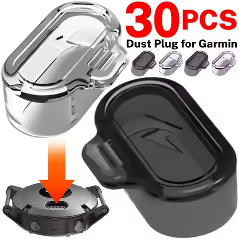 1-30PCS Transparent Dust Cover for Garmin Forerunner 955 945 255 Fenix 7 7S 7X 6 6S 6X Soft TPU Dust