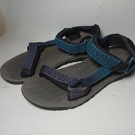 Sandal gunung eiger caldera silver biru second size 44