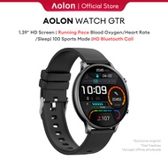 Aolon GTR Smart Watch Bluetooth Call Running Pace Fitness 100 Sports Modes For Men Women Smartwatch（