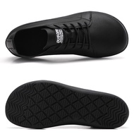 Size 38-47 Wide Toe Leather Shoes Men's Walking Shoes Extra Wide Casual Shoes for Orthopedic Toes Sw