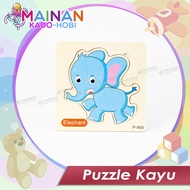 EDUCATIONAL TOY FOR CHILDREN: 3D WOODEN PUZZLE WITH CHARACTER PICTURES
