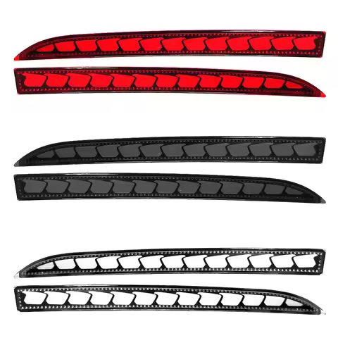 2pcs Led Car Rear Bumper Reflector Light for Perodua Axia 1.5 Myvi 1.5 Rear DRL Lights Stop Lamp Acc