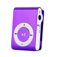 เครื่องเล่นขนาดเล็ก MP3แบบพกพาช่องเสียบการ์ด TF คลิปโลหะ USB กีฬาเพลงดิจิตอล Walkman สำหรับวิ่งอัจฉริยะ MP3เพลง