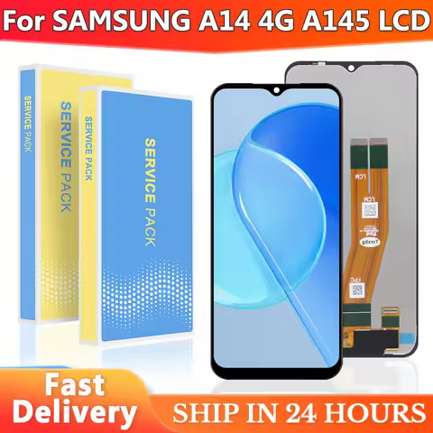 A14 Display For Samsung A14 4G LCD Display Touch Screen Digitizer Assembly For Samsung A14 LTE A145F