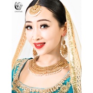 indian earrings bangles indian indian jewelleri set Large Set Eyebrow Pendant Ethnic Characteristic 