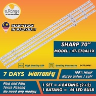 4T-C70AL1X / 4T-C70AH1X SHARP 70" LED TV BACKLIGHT (LAMPU TV) 4TC70AL1X 4T-C70AL1 C70AL1X 4TC70AH1X 