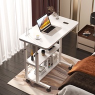 HY-D Bedside Table Movable Simple Table Bedroom Rental House Home Laptop Desk Bed Study Table Rental ASEF