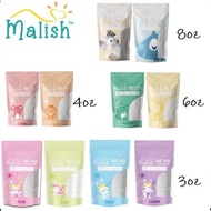 MALISH BREASTMILK STORAGE BAG (3oz / 3.4oz / 4oz / 6oz / 8oz) 28/30pcs