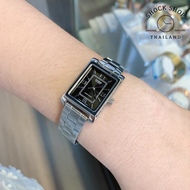 นาฬิกาผู้หญิง Casio แท้ รุ่น LTP-1234DD-1A สายสเตนเลสสตีล ทรงผืนผ้า กันน้ำ รับประกันสินค้า 1 ปี