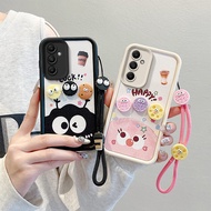 Casing Samsung A16 4G Casing Samsung A16 5G Casing Compatible with Labubu Capybara Pattern Cute Soft