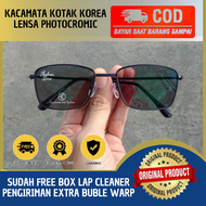 TERLARIS Kaca Mata Minus Jarak Jauh Optik Asli Lensa Photocromic Anti Radiasi Wanita Frame Model Kor