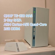 QNAP TS-230 NAS 2-Bay, Realtek ARM Cortex-A53 Quad-core, 2GB DDR4, Gigalan
