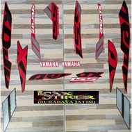 Striping Original Yamaha Aerox Merah Hitam Tahun 2019