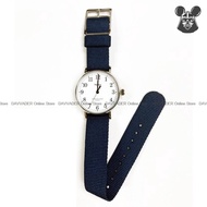 TIMEX TW2P94200WS Unisex Analog Watch Archive Weekender 37mm Nylon Strap Silver Blue *Original