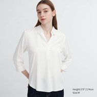 UNIQLO Blouse Rayon Fabric