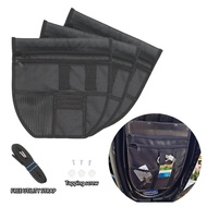 ✴☏ Motorcycle Scooter Seat Bag Under Seat Sundries Bag Storage Pouch Double Pocket Organizer Elastic Belt Bag Motorbike Accessories