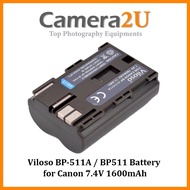Viloso BP-511A / BP511 Battery for Canon 40D 7.4V 1600mAh