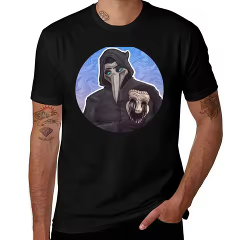 SCP 049 & 035 T-Shirt Comfortable Workout Short Sleeve Shirt
