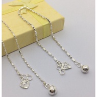 Silver 925 pure silver pure silver (bracelet/anklet) anklet/bracelet