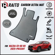 RAITO MAT Mazda CX-60 KH 2025 - Present Carbon Ultra TPR Car Floor Mat Carpet Customised Car Mat Ker