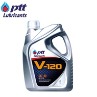 น้ำมันเครื่อง ปตท V120 (SAE 40) ขนาด 5 ลิตร / 1 ลิตร