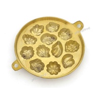 [BRASS] Acuan Bahulu Tembaga  / 12 Mix Bahulu Brass Mould / Acuan Tembaga 12 Campur#7 '' / Brass Mou