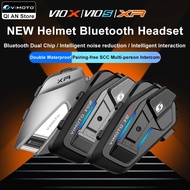 Vimoto New XR/V10S/V10X Motorcycle Helmet Bluetooth Headset IPX67 Waterproof Noise Reduction Multi-