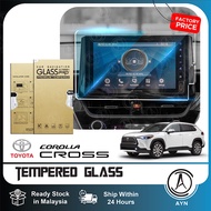 TOYOTA COROLLA CROSS 2023 2022 Tempered Glass Screen Protector Infotainment Navigator Car Accessories Bodykit Accessori