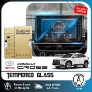 TOYOTA COROLLA CROSS 2023 2022 Tempered Glass Screen Protector Infotainment Navigator Car Accessorie