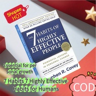 The 7 Habits 7 Humans Very Effective Habits - 7 Stephen R Covey Paper Bookpaper HABIT BOOKS