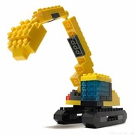 全新Daiso Petit Block Excavator  大創積木 鏟泥車  售$20