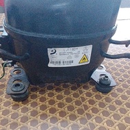 (100% ORIGINAL) USED REFRIGERATOR COMPRESSOR NON INVERTER GAS R600a COMPATIBLE MANY TYPE FRIDGE