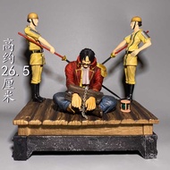 One Piece Soldier Execution Table Roger Seated Handcuffs Roger Gore D Roger Hand-Made Decoration Des