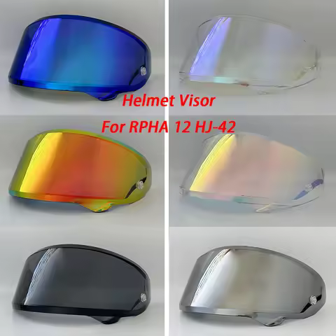 RPHA 12 Helmet Shield for HJC RPHA-12 HJ-42 Motorcycle Helmet Visor Uv Protection Casco Moto Visera 