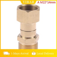 【YIBAR】 Brass High Pressure Washer Swivel  Connector Hose Fitting M22 Connector